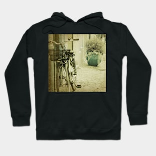 Streetview with bicycle Hoodie